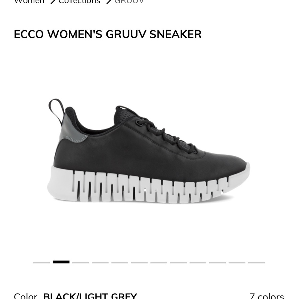 Ecco Women’s Gruuv Sneaker 8-8.5 Black